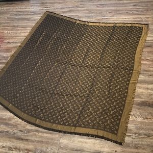 Louis Vuitton monogram shine shawl